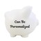 Polarx 7.0 Inch Piggy Bank Large White Everyday Bank , Multi Seasonal Decor Decorative Piggy Bank